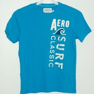 Aeropostale Mens Blue Surf Short Sleeve Tee Sz. M